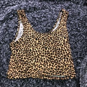 Cheetah crop top